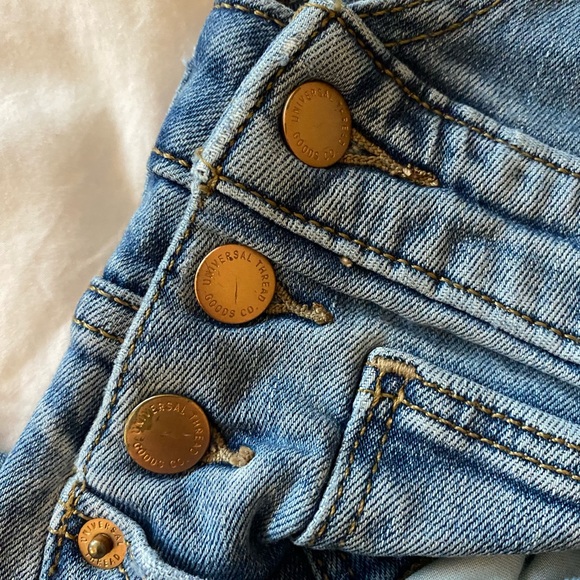 Women's Denim Overalls - Universal Thread™ Medium Wash - Picture 6 of 6